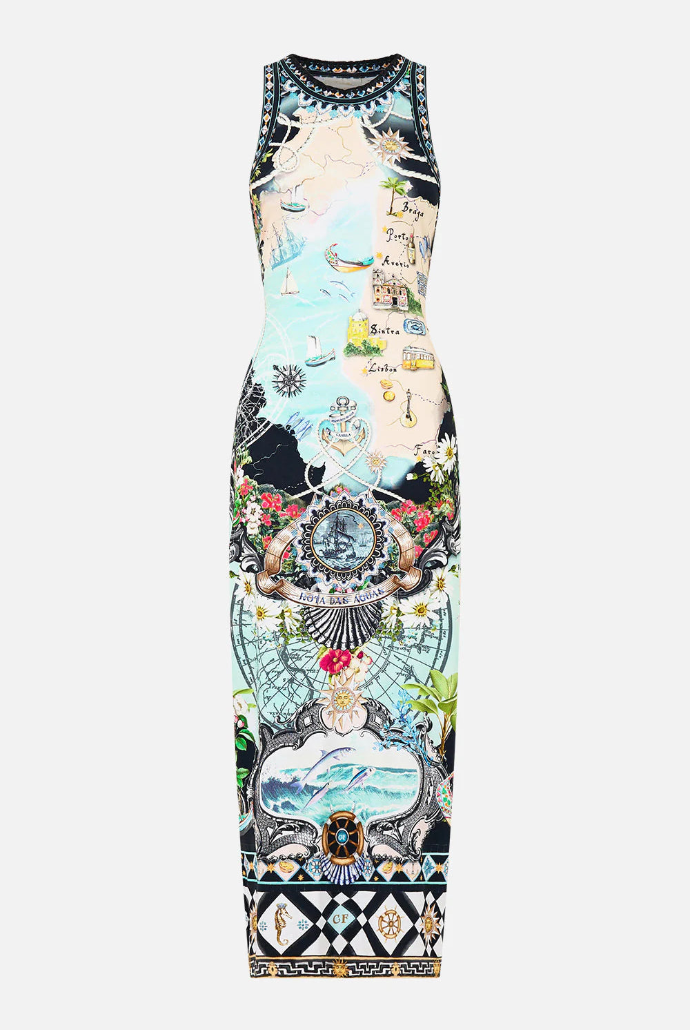 Jersey Tank Dress - Folk Afloat by Camilla — view 5