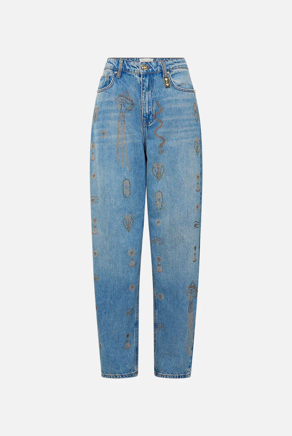 Milla Sacred Symbols Girlfriend Jean - Denim by Camilla — view 5