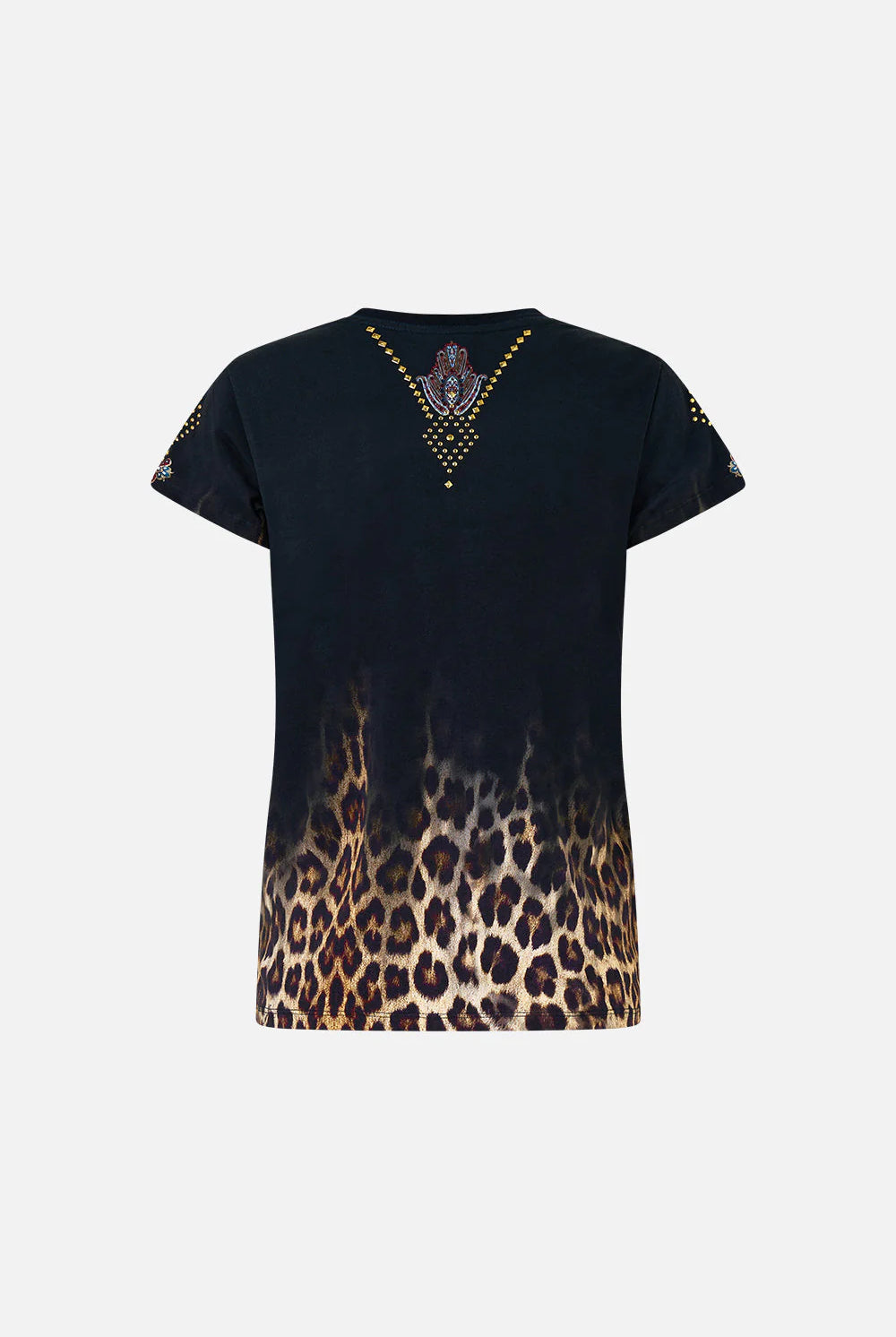 Slim Fit Round Neck Tee - Istanbul Animalia by Camilla — view 6