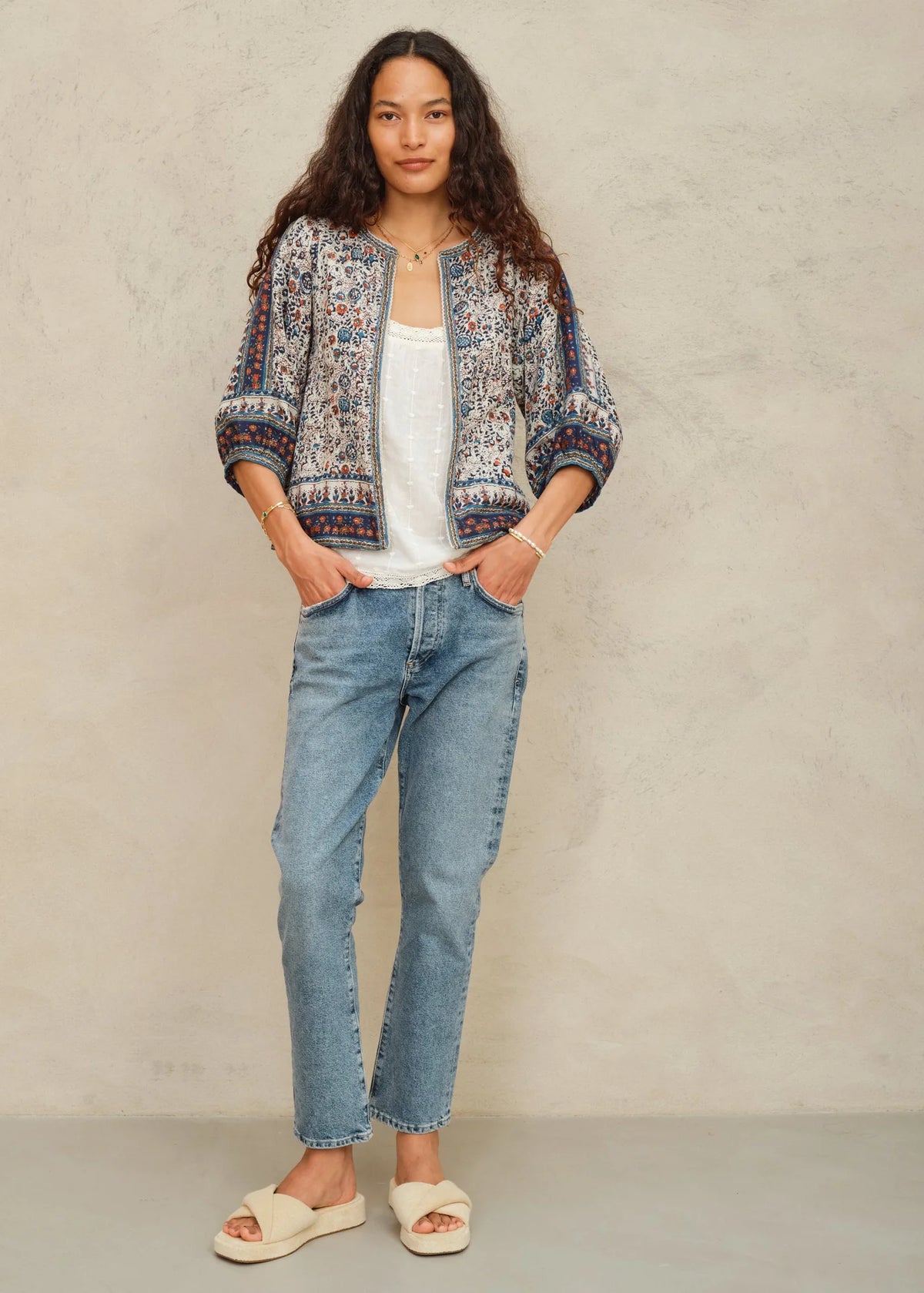 Cass Jacket - Indigo Rust by M.A.B.E — view 4