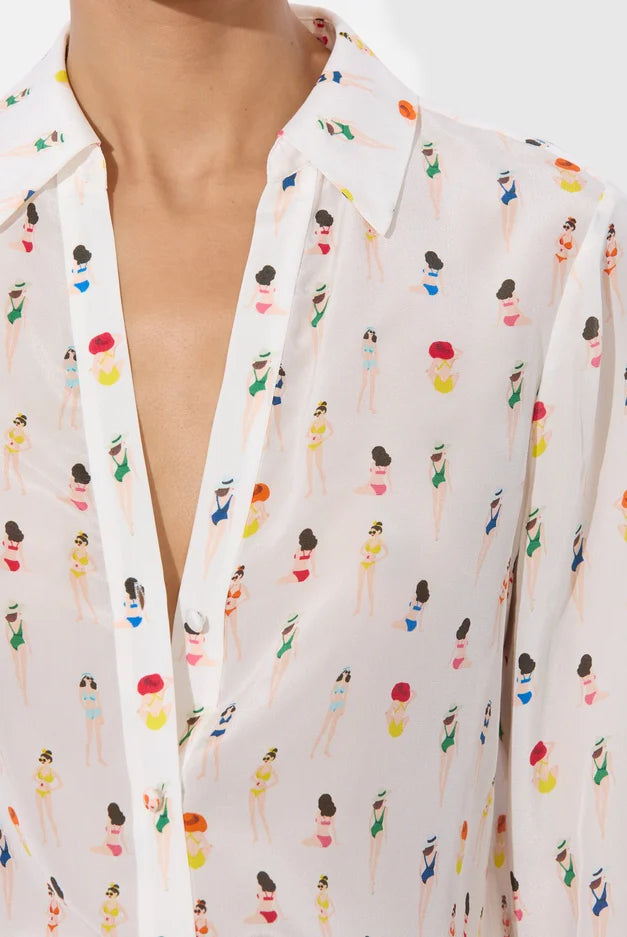 Eloise Button Down - Beach Club by Alice & Olivia — alternate view