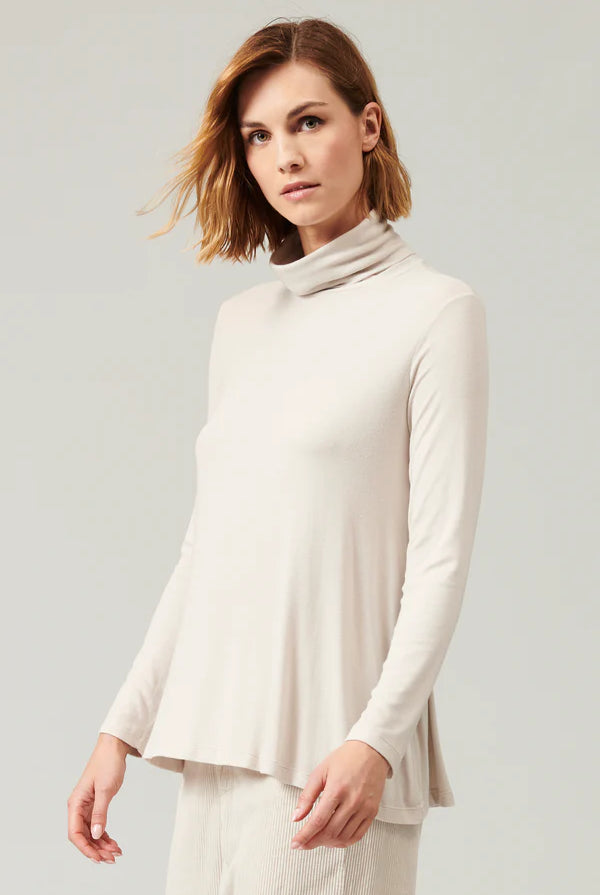Flared Turtleneck - Sand by Transit Par-Such | 25 South Boutiques