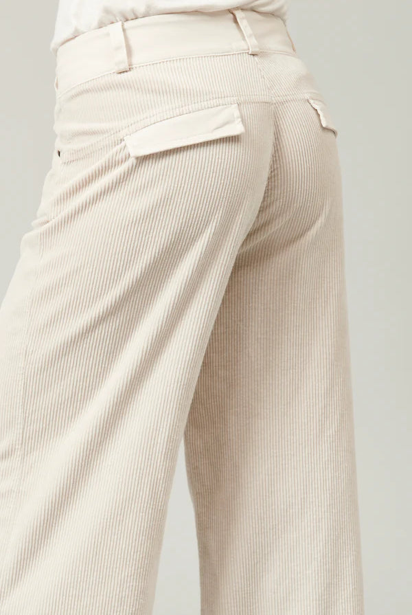 Palazzo Corduroy Trousers - Sand by Transit Par-Such — view 4