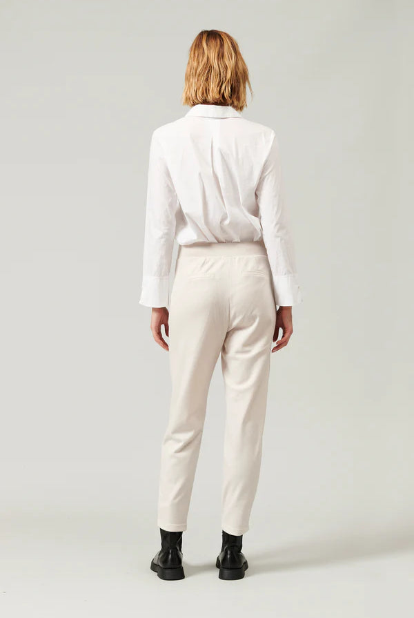 Regular Fit Boiled Wool Knit Trousers - Ice by Transit Par-Such — view 5