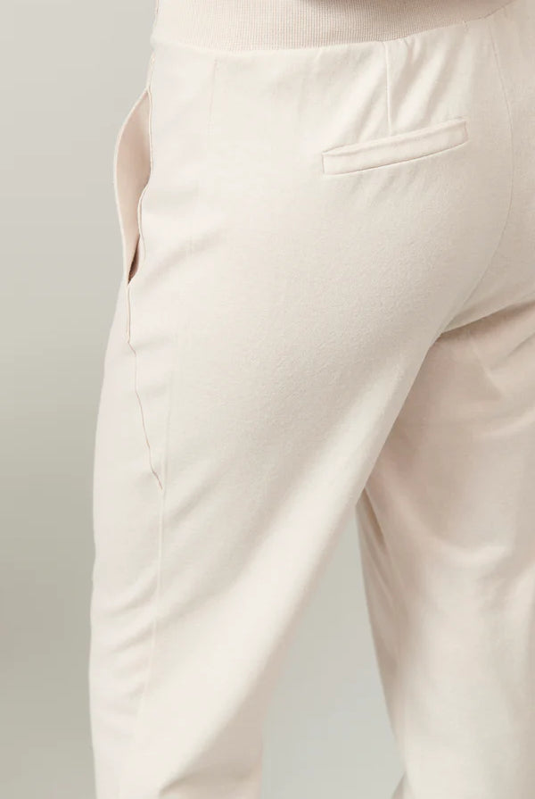 Regular Fit Boiled Wool Knit Trousers - Ice by Transit Par-Such — view 4