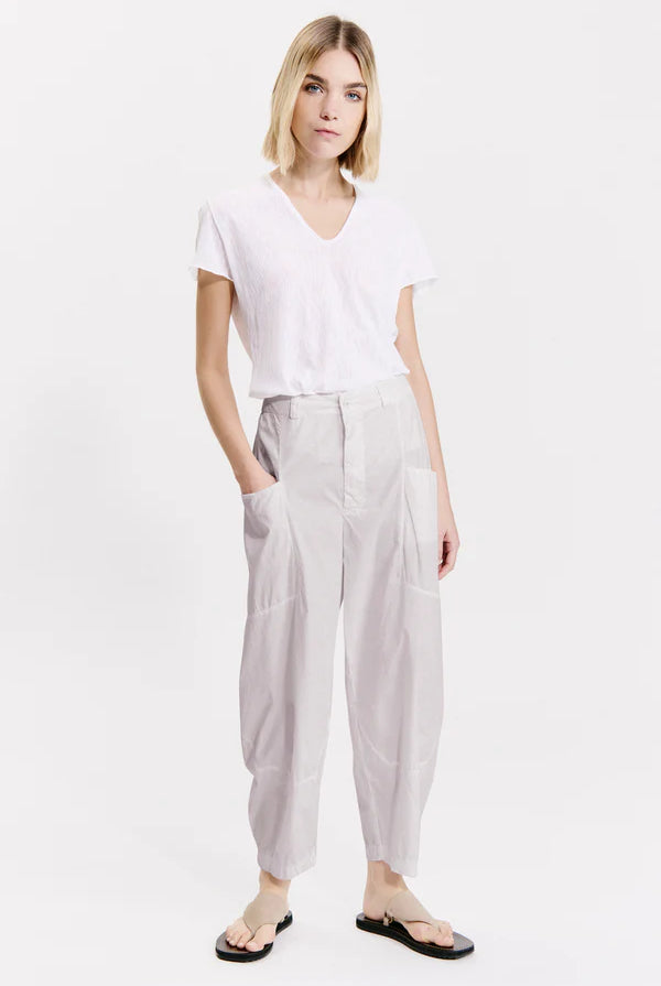 Baggy Leg Comfort Trousers - Pearl Grey by Transit Par-Such | 25 South Boutiques