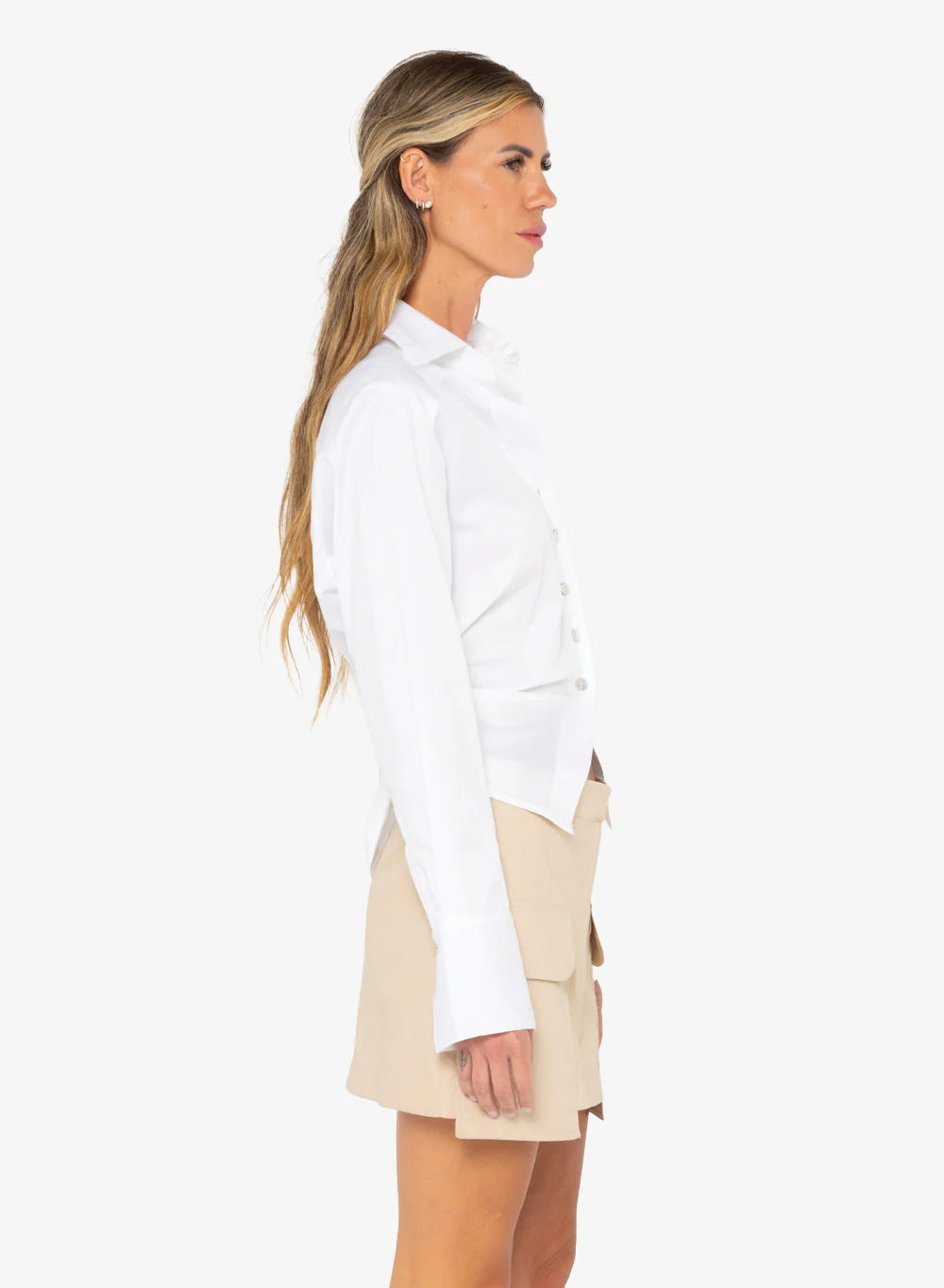 Charlotte Top - White by Just Bee Queen — view 3