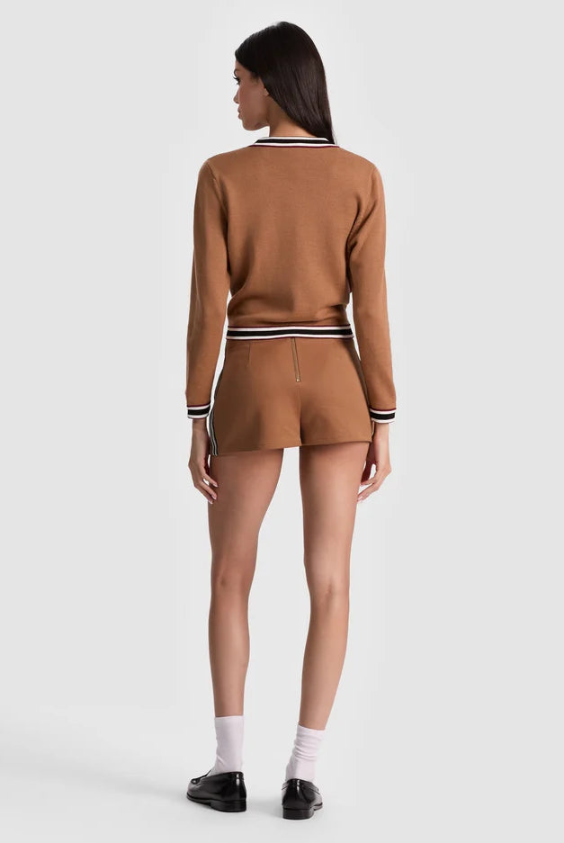 Kingsley Cardigan - Tan Multi by Alice & Olivia — view 3