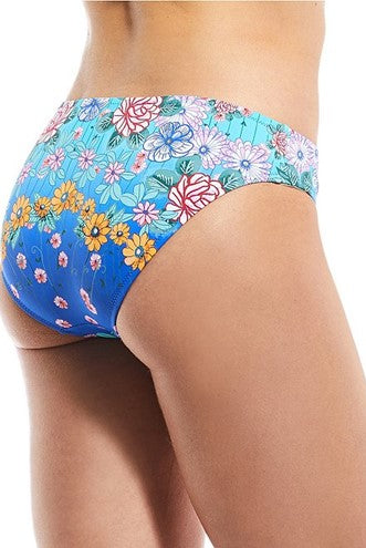 Colorblast String Bikini Bottom - Multi by Johnny Was — view 3