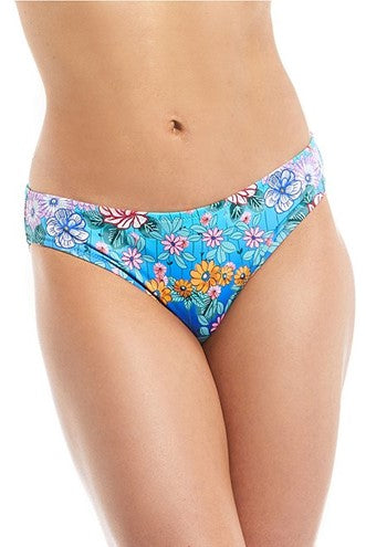 Colorblast String Bikini Bottom - Multi by Johnny Was — alternate view