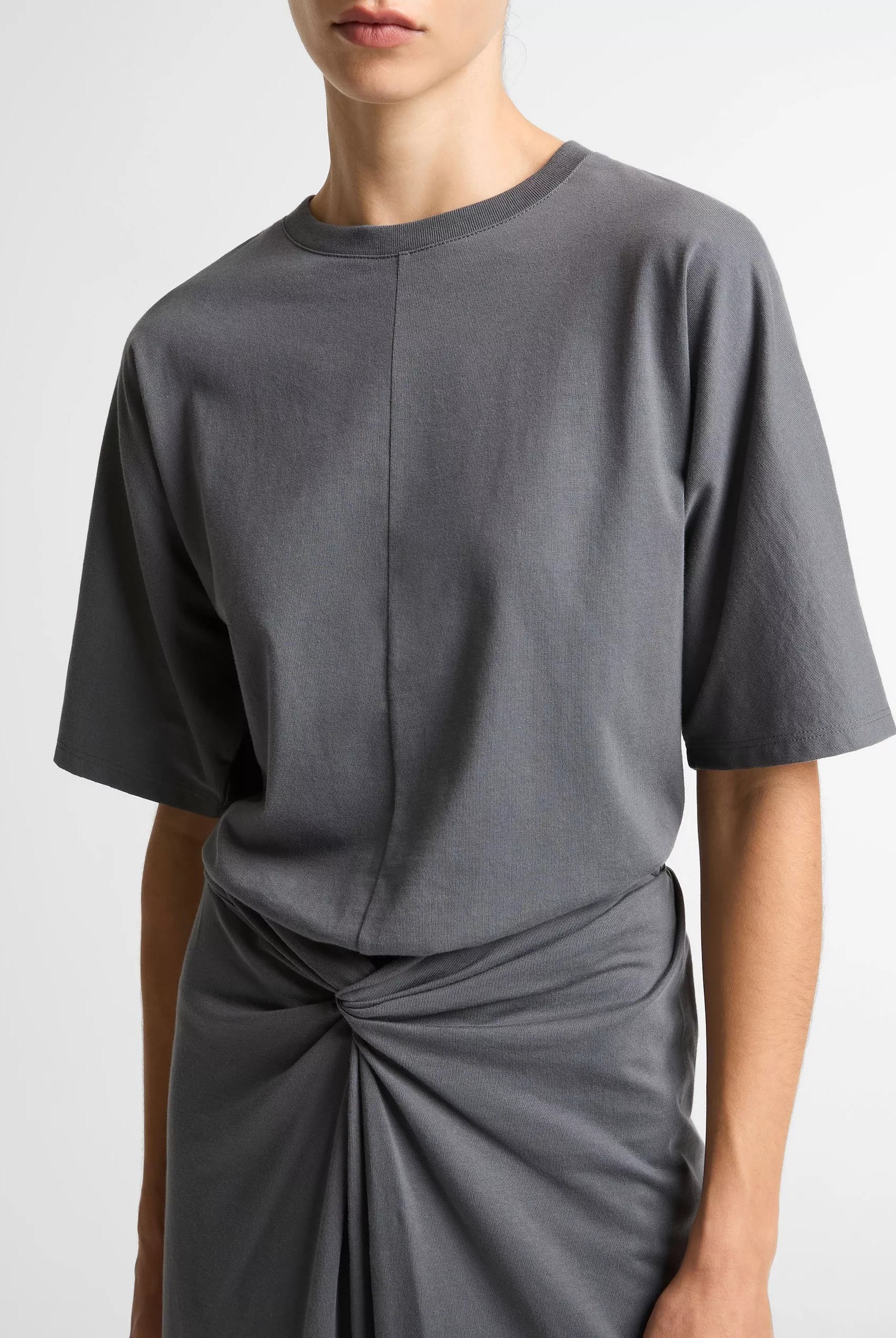 Cotton Dolman-Sleeve T-Shirt - Oceana by Vince — alternate view