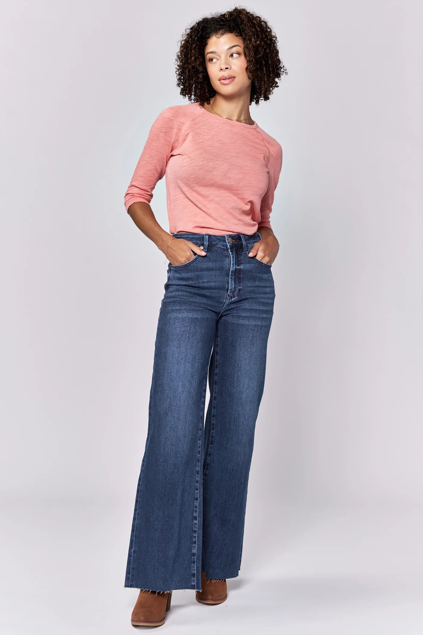 Fiona High Rise Cut Off Hem Jean - Star Demand by Dear John | 25 South Boutiques