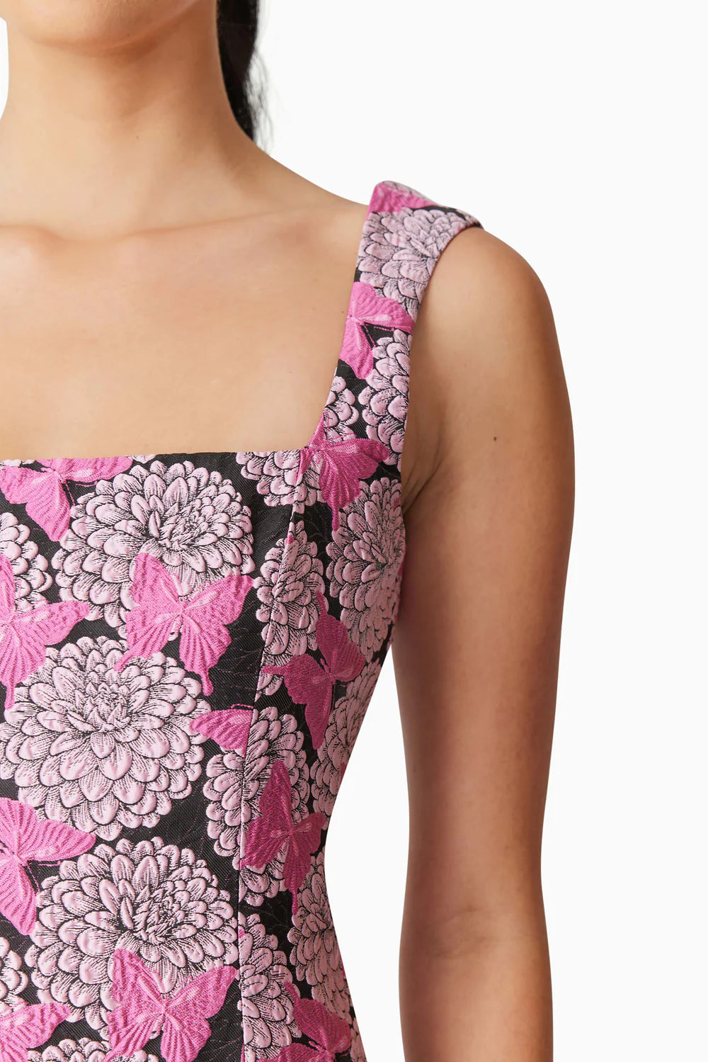 Aimee Floral Mini Dress - Pink by Elliatt — view 3