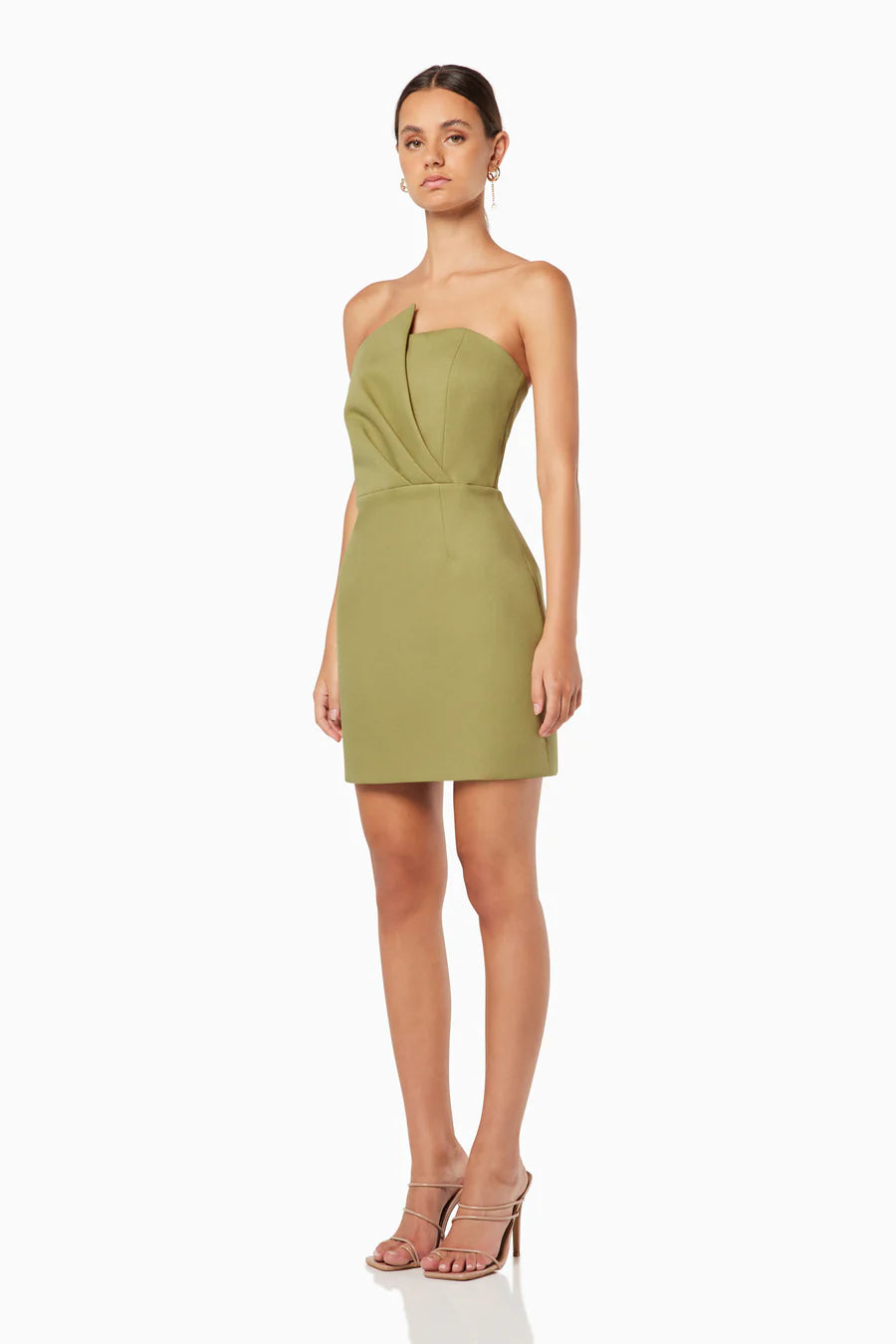 Veida Mini Dress - Olive by Elliatt — view 4
