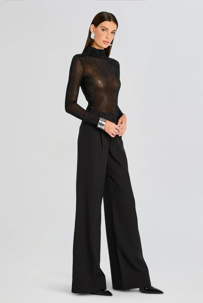Bronwyn Embellished Top - Black by Retrofête — alternate view