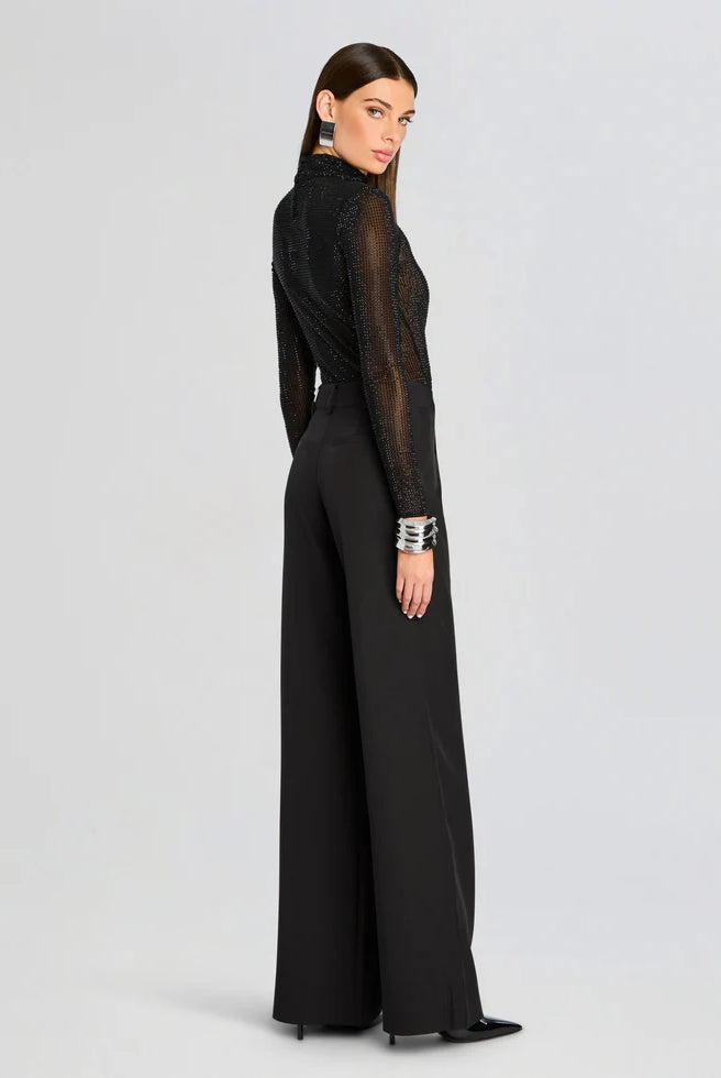Bronwyn Embellished Top - Black by Retrofête — view 3