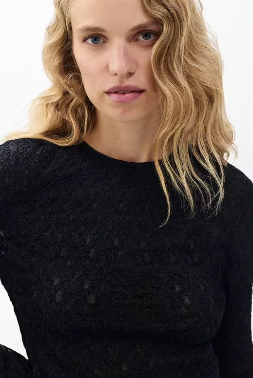 Ellie Lace Top - Black by Rag & Bone — alternate view