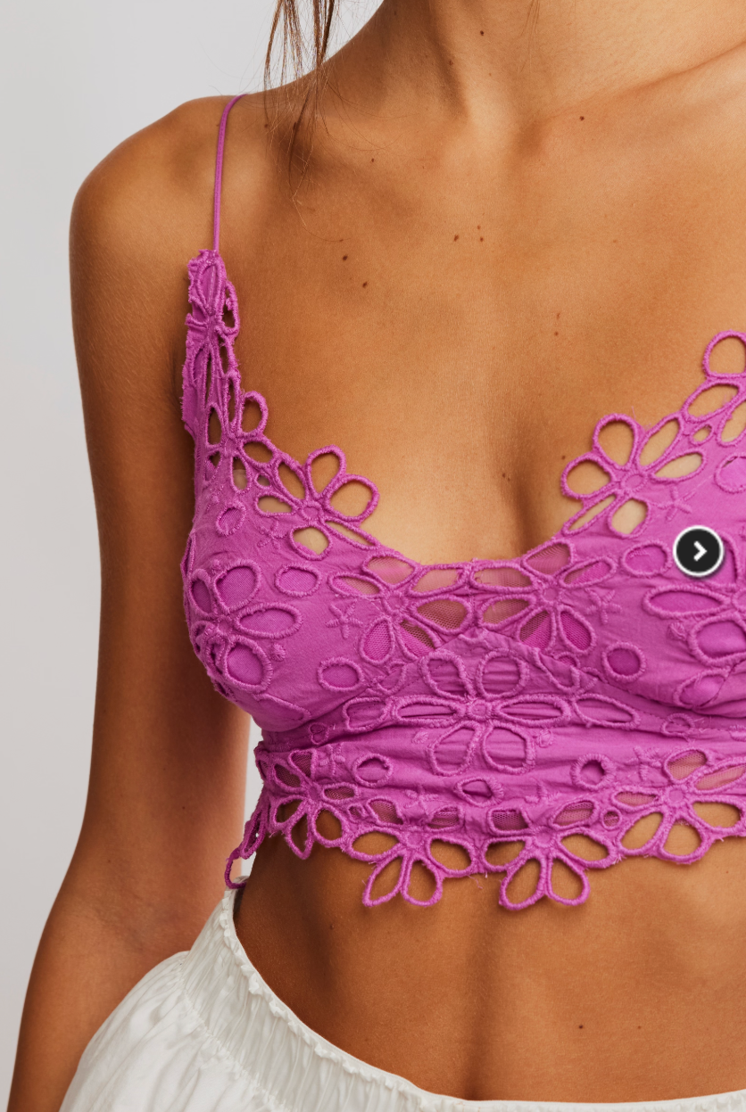 Asteria Bralette - Orchid by Free People — view 4