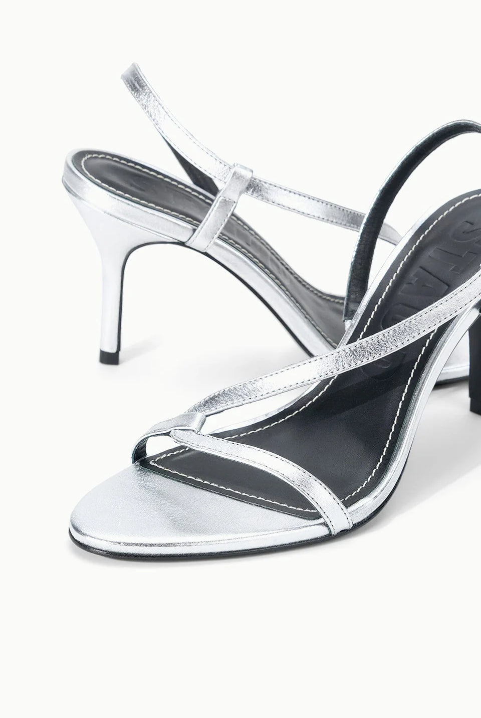Louden Heel - Silver by STAUD — view 4