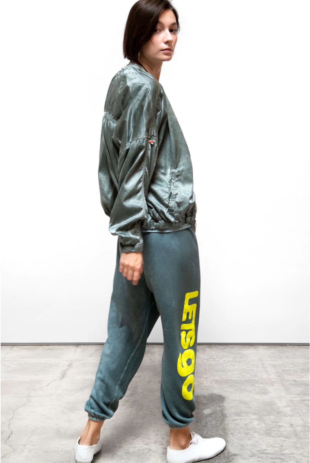 LetsGo OG Super Vintage Sweatpant - Surplus Yellow by FreeCity — alternate view