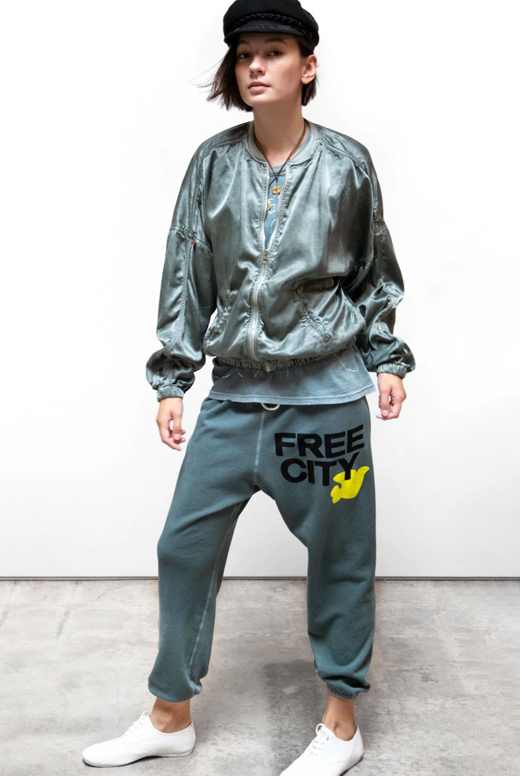 LetsGo OG Super Vintage Sweatpant - Surplus Yellow by FreeCity | 25 South Boutiques