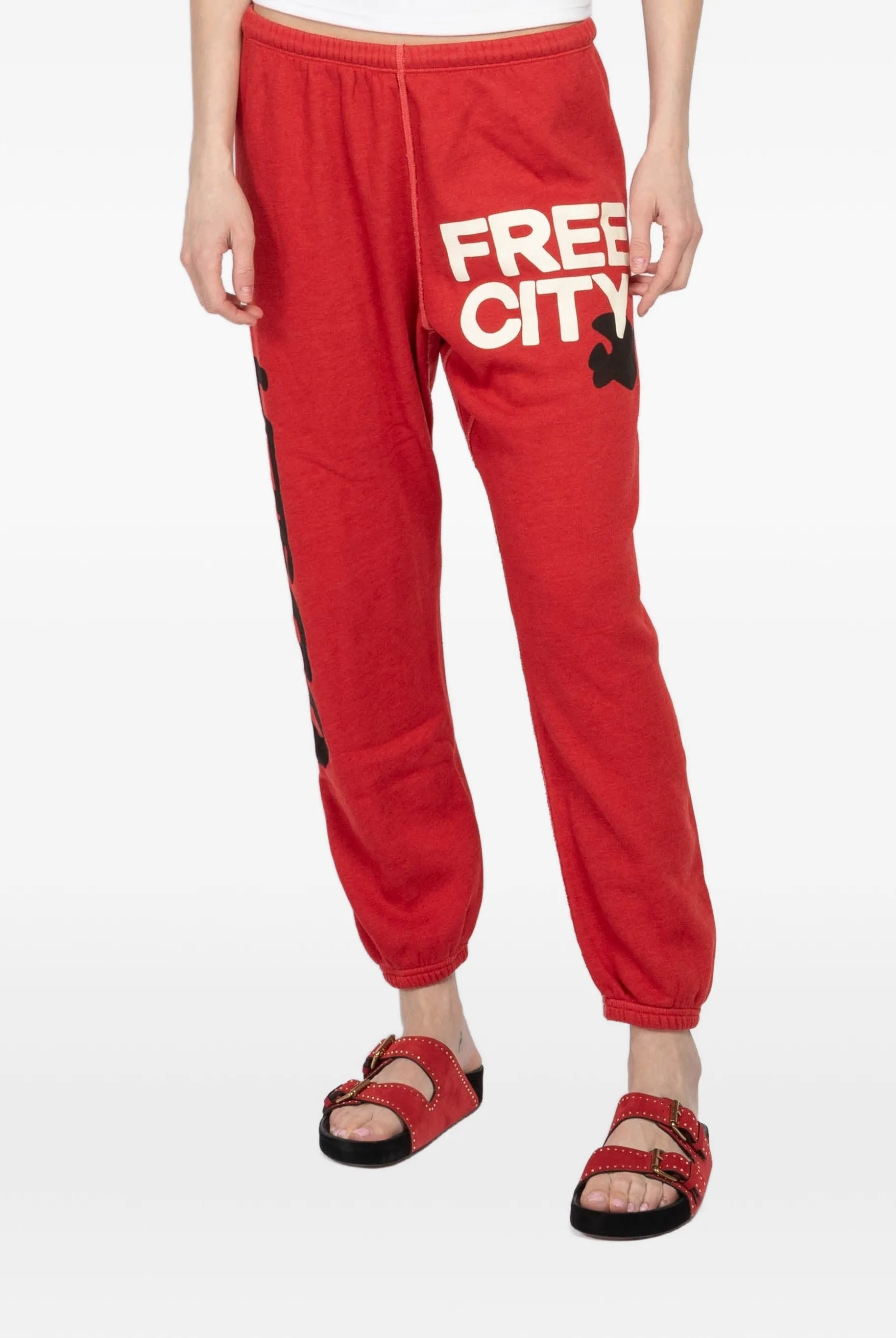 Circa '99 OG LetsGo Oldschool Sweat - Artyard Red by FreeCity — alternate view