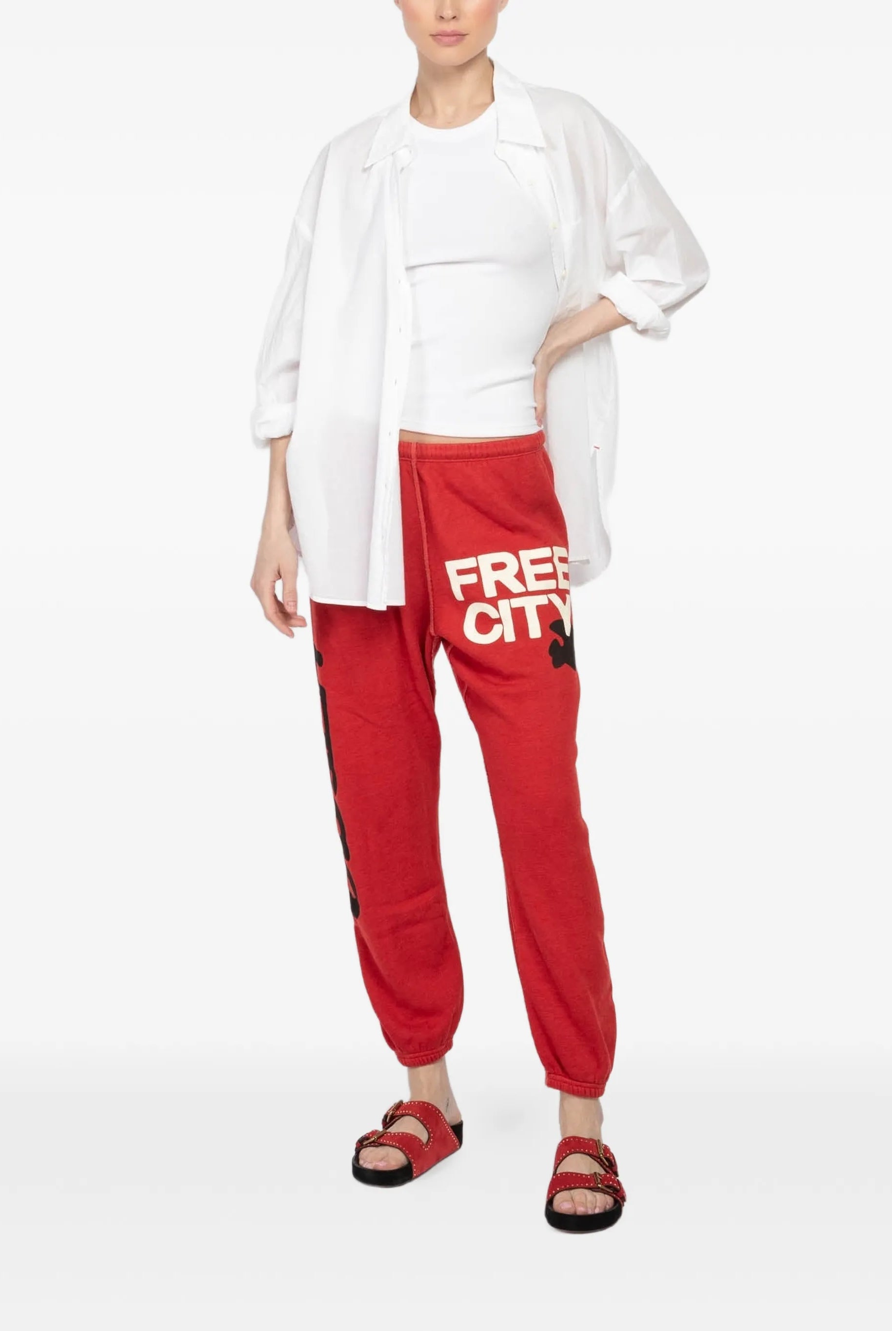 Circa '99 OG LetsGo Oldschool Sweat - Artyard Red by FreeCity | 25 South Boutiques