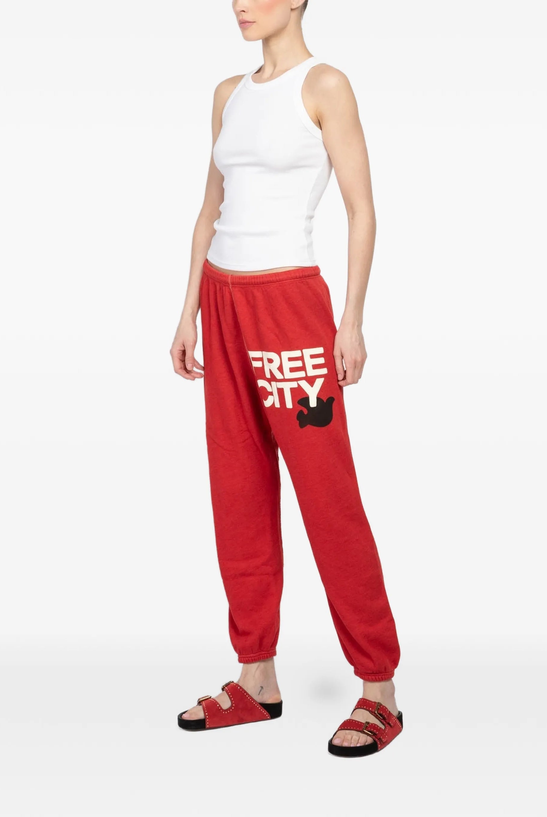 Circa '99 OG LetsGo Oldschool Sweat - Artyard Red by FreeCity — view 3