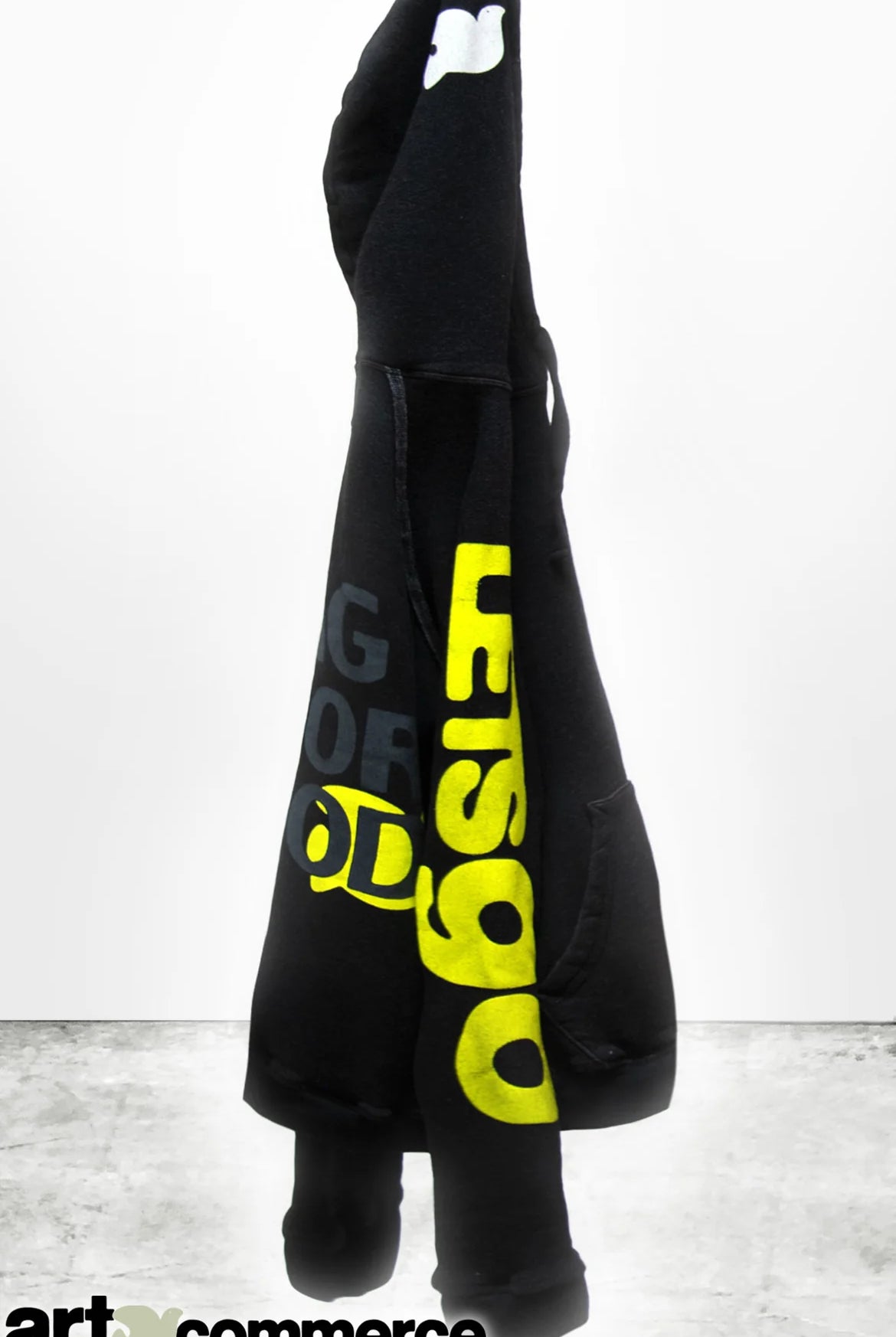 Circa '99 Neighborhood LetsGo Fluff Hoodie - Black Space by FreeCity | 25 South Boutiques