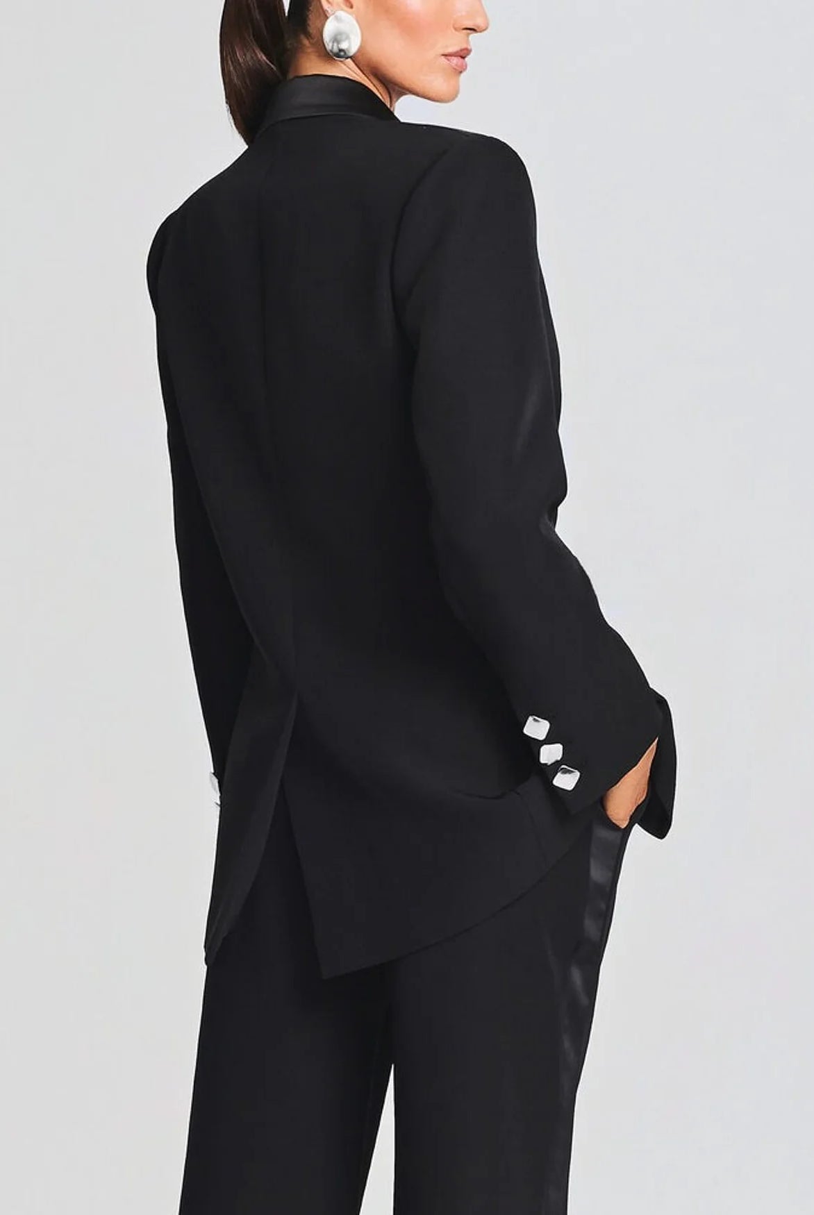 Natal Blazer - Black by Retrofête — view 5