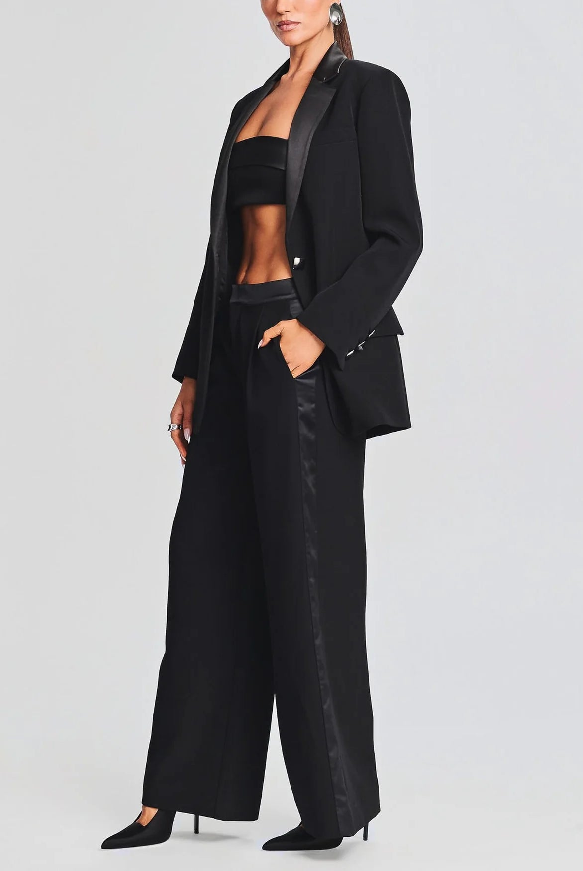 Natal Blazer - Black by Retrofête — view 4