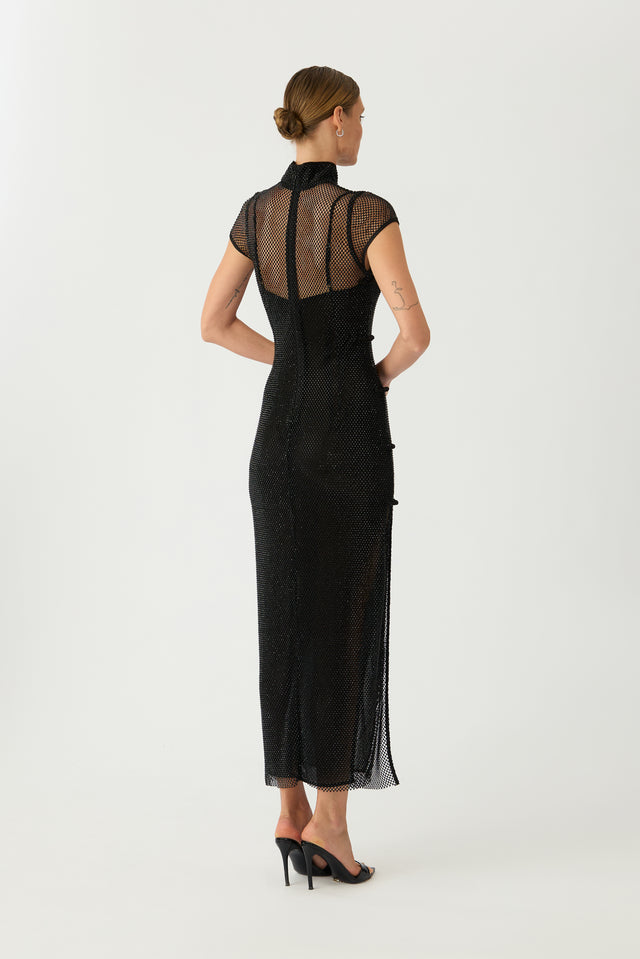 Sau Lee Ann Crystal Dress - Black, view 5
