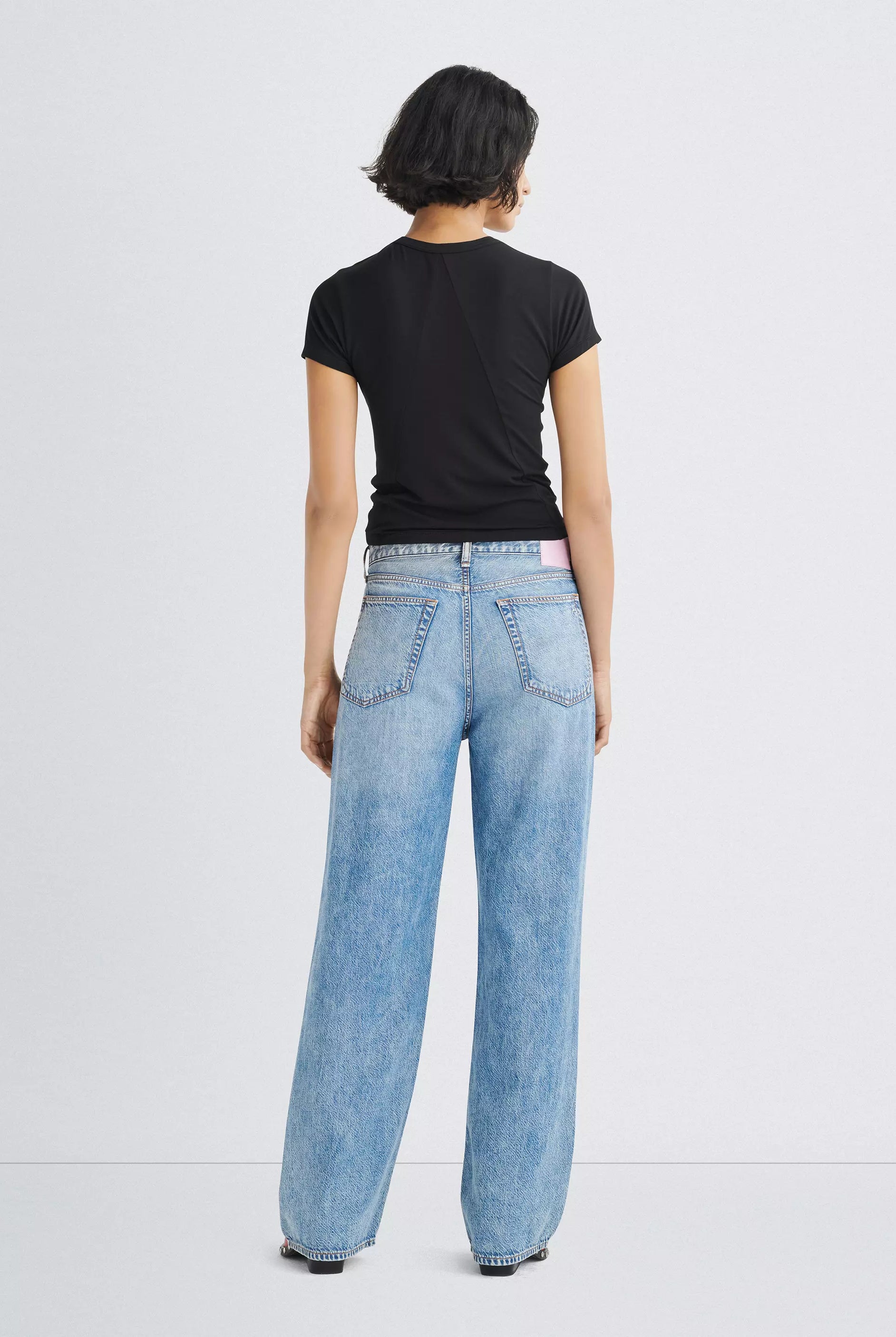 Featherweight Logan Wide Leg Pant - Audrey by Rag & Bone — view 3