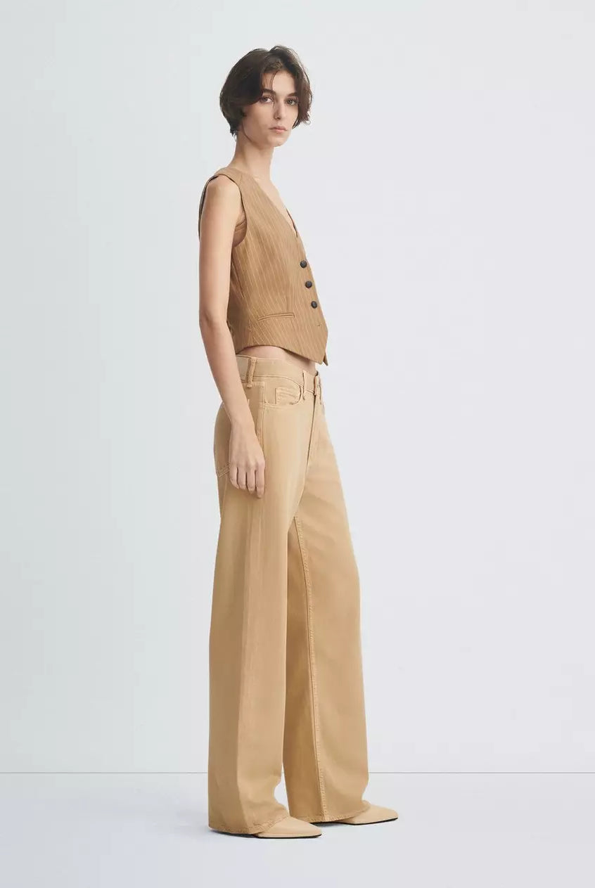 Featherweight Logan Wide Leg - Beige by Rag & Bone — alternate view