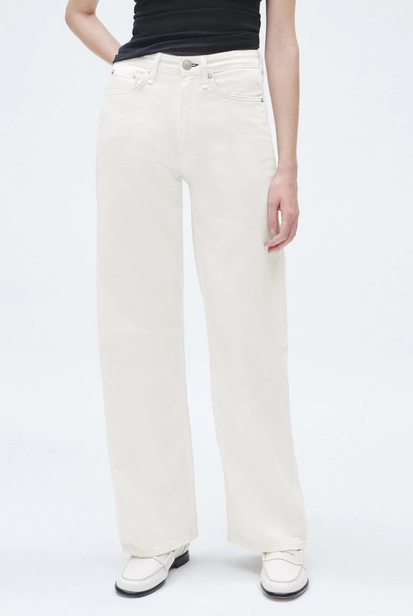 Featherweight Logan Wide Leg - Ecru by Rag & Bone — alternate view