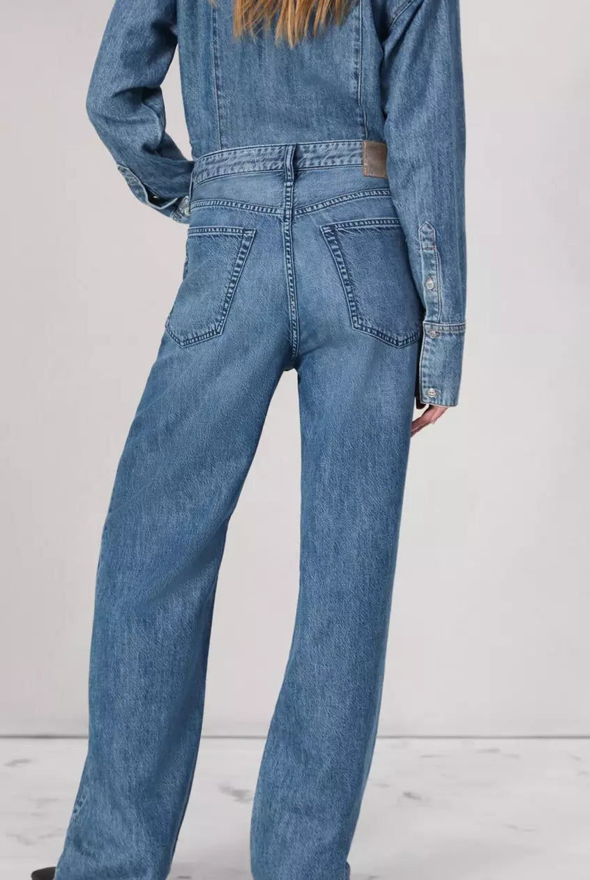 Featherweight Logan Wide Leg Jean - River by Rag & Bone — view 4