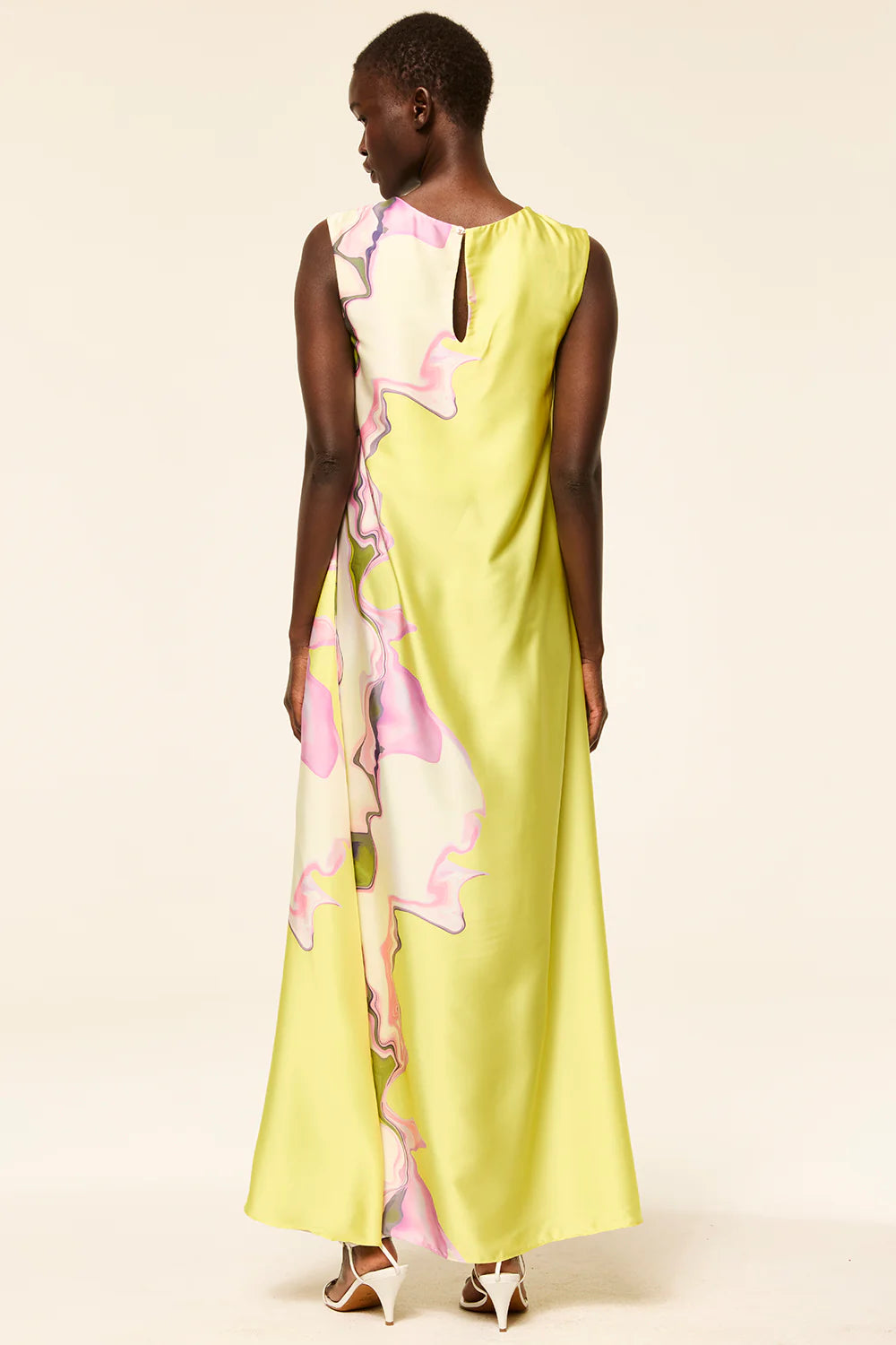 Sylvie Dress - Marble Flora by Misa — view 5