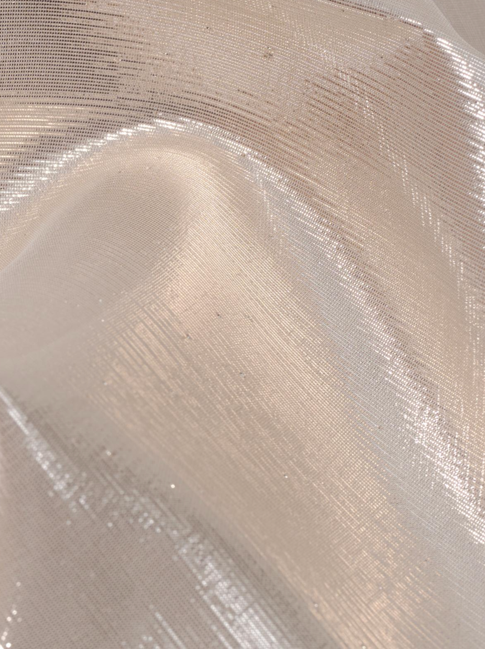Maison Lurex Grace Stole - April Moon, view 3