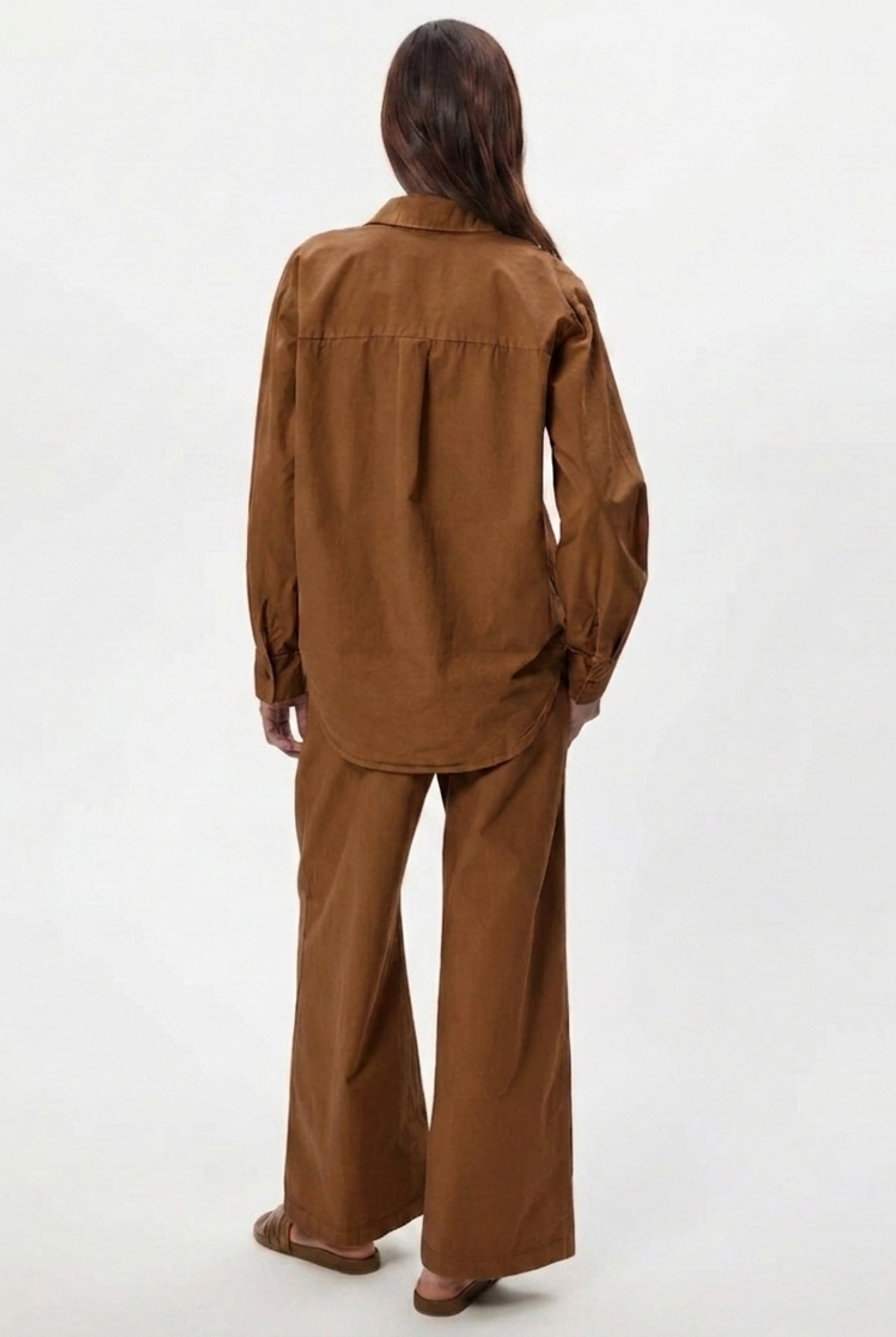 Taylor Wide Leg Pant - Bark by Michael Stars — alternate view