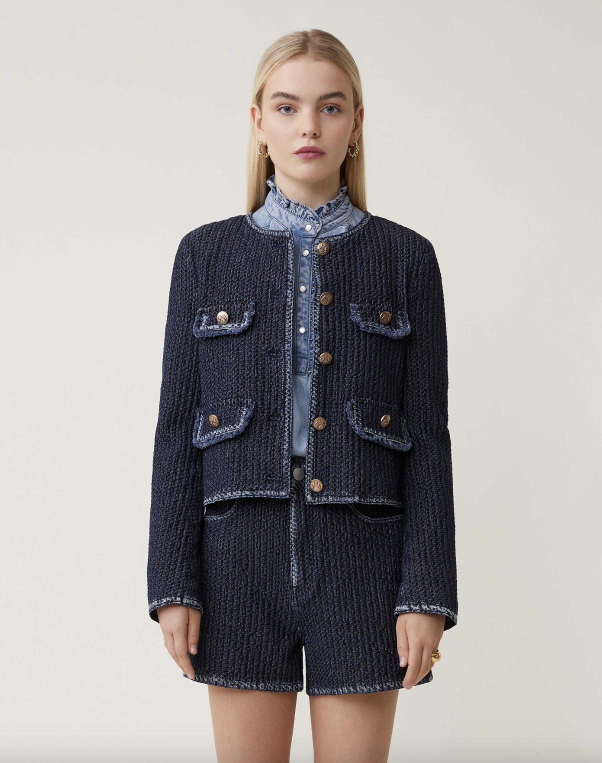 Diana Jacket - Blue Jeans by Suncoo | 25 South Boutiques