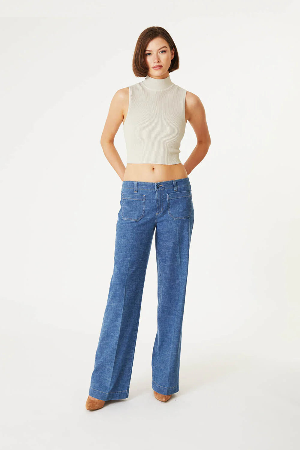 Hampton Wide Leg Denim - Stargazer by Level 99 | 25 South Boutiques