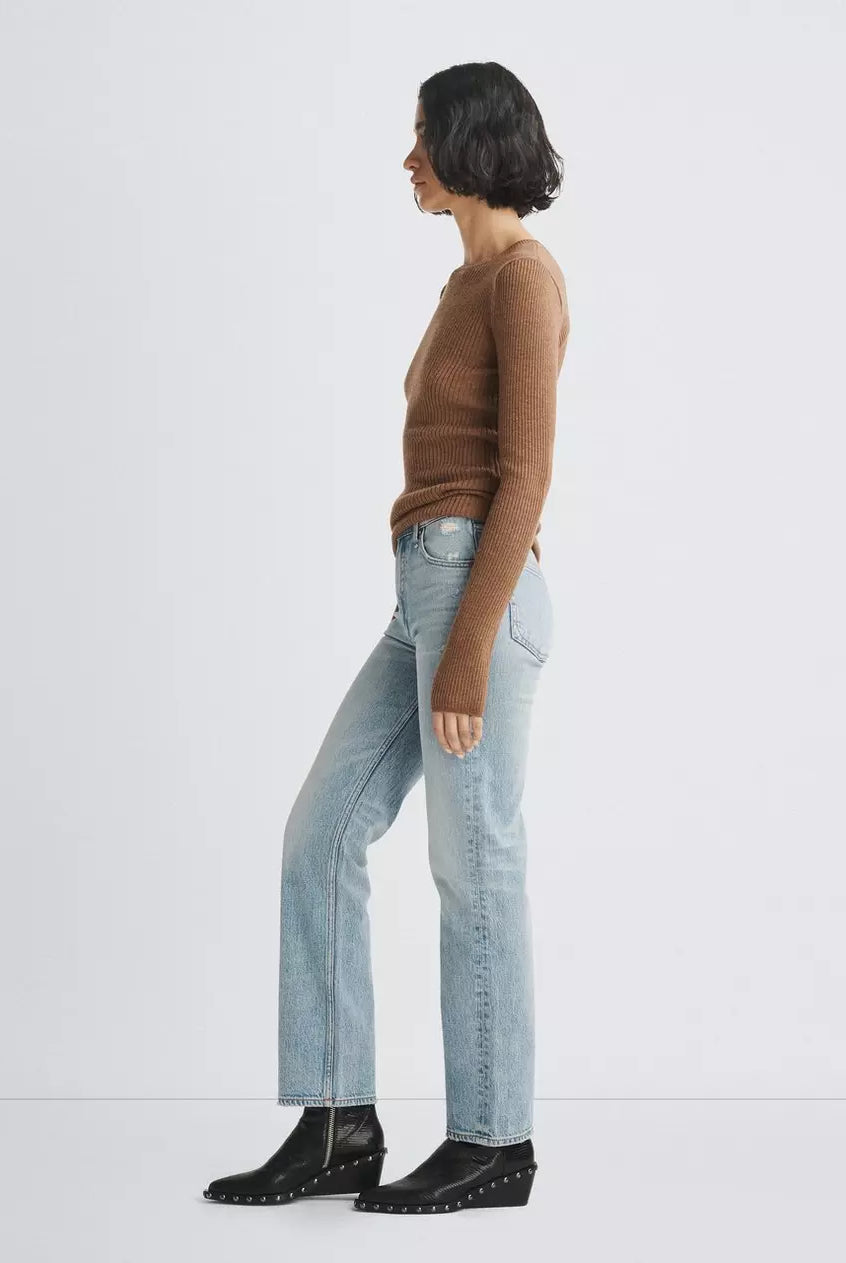 Harlow Mid Rise Straight - Lou by Rag & Bone — alternate view