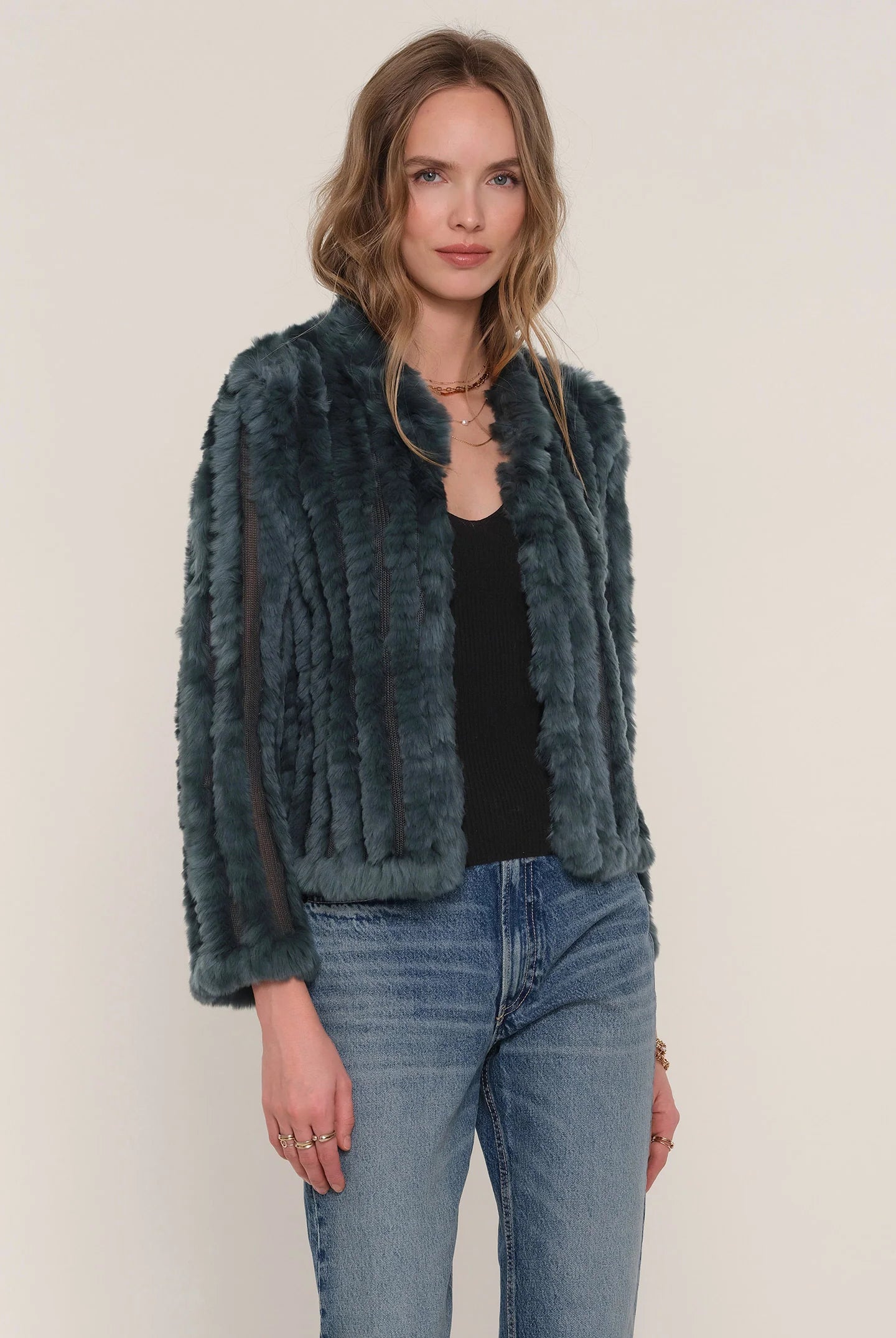 Rosa Fur Jacket - Jungle by Heartloom | 25 South Boutiques