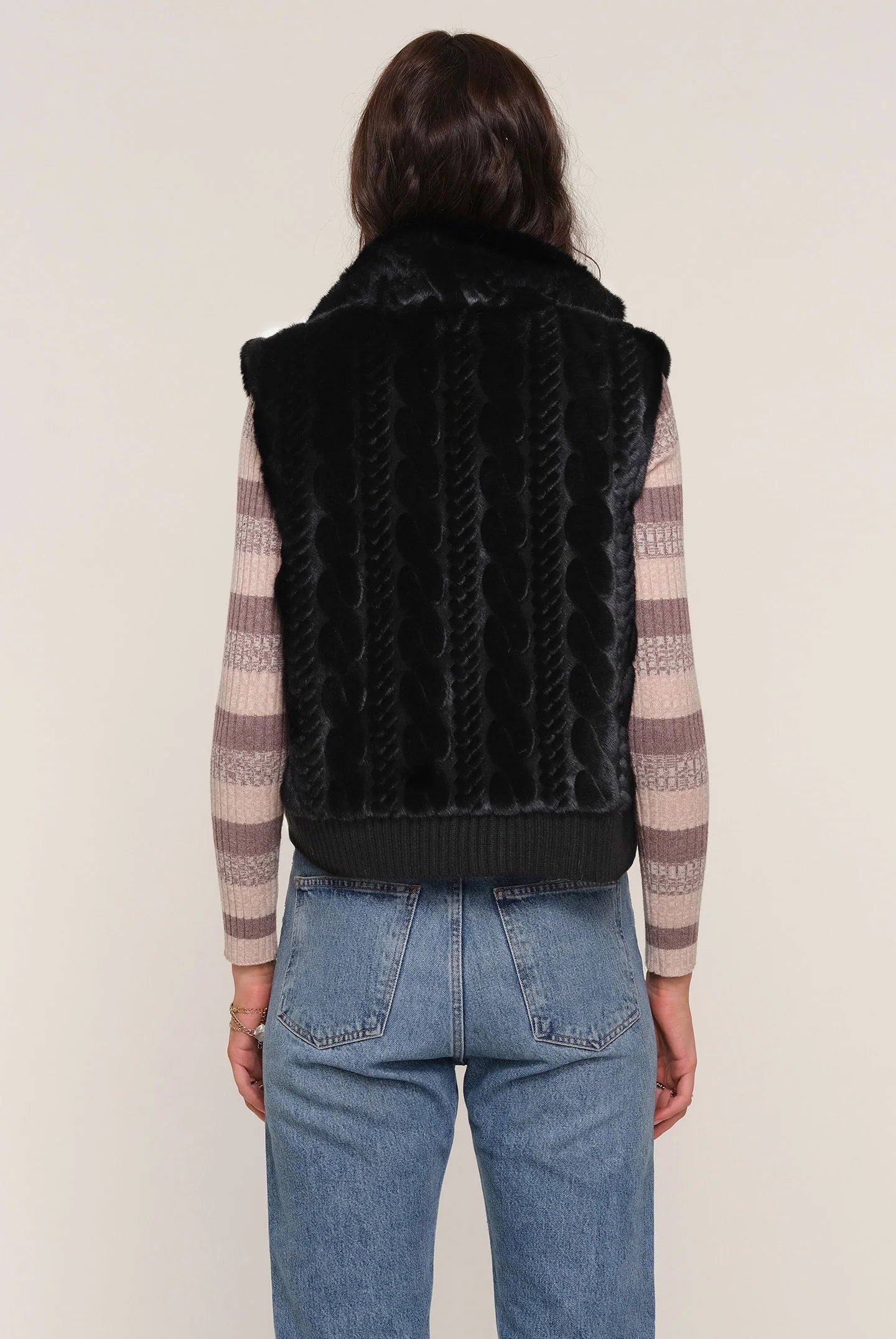 Liana Vest - Black by Heartloom — view 4