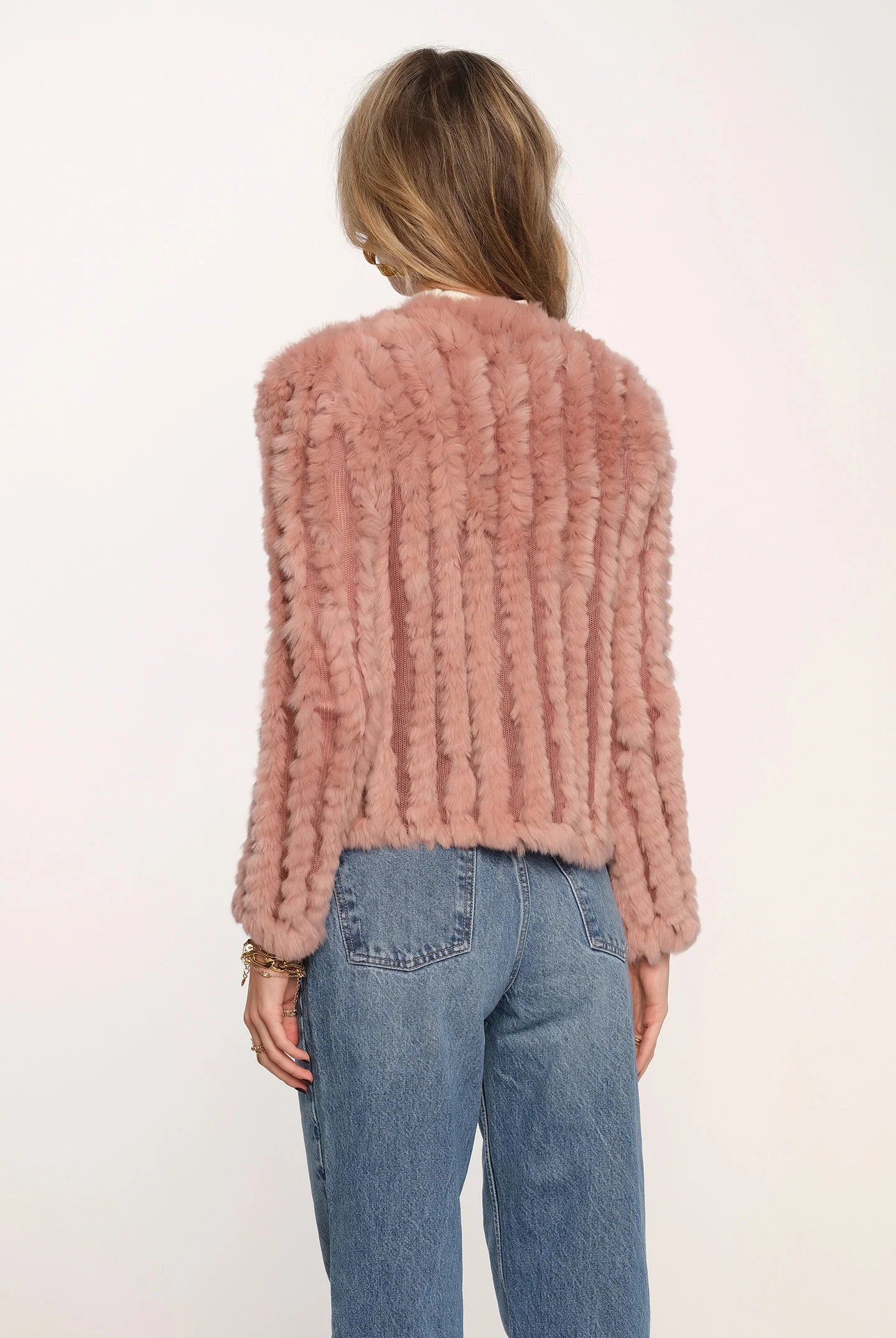 Rosa Fur Jacket - Boudoir by Heartloom — view 3