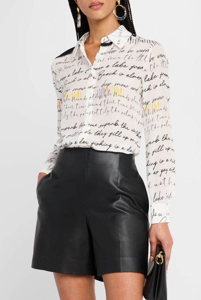 Willa Placket Top - Rhythm by Alice & Olivia | 25 South Boutiques