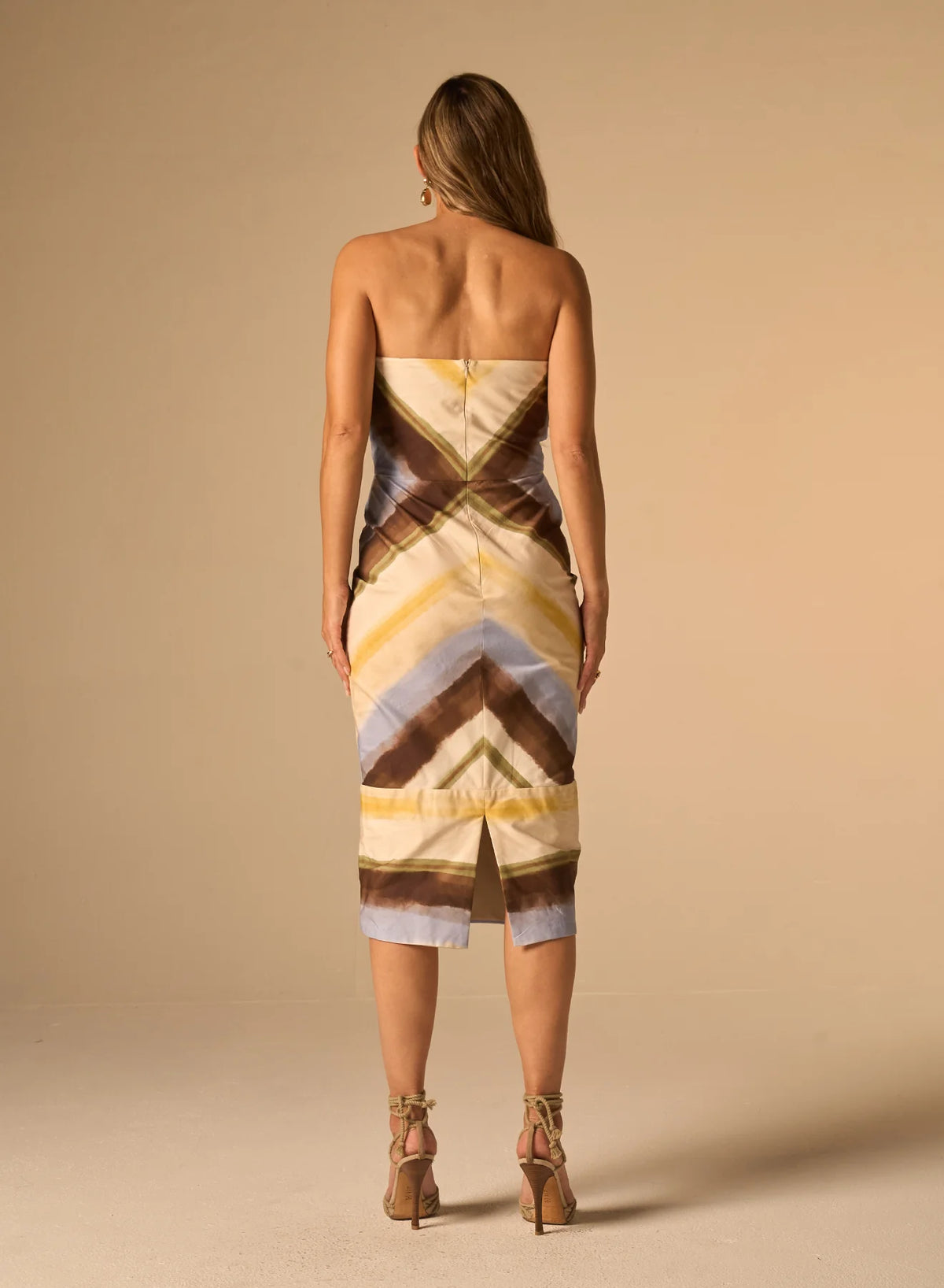 Audrey Dress - Blue Multi by Just Bee Queen — view 3