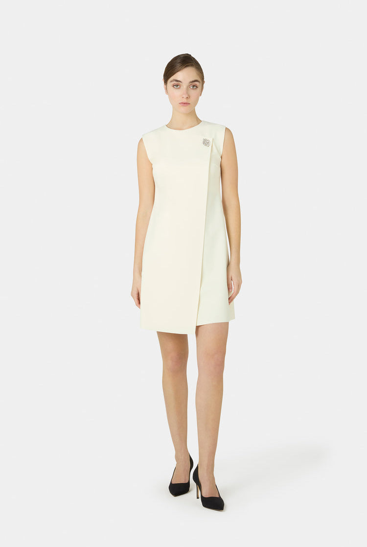 Danka Short Dress - Cream by Chiara Boni | 25 South Boutiques