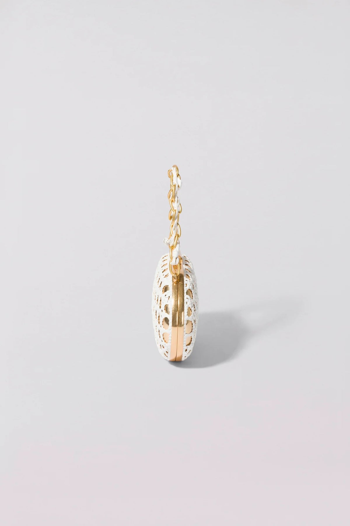 Sol Macrame Leather Clutch - White by Jonathan Simkhai — alternate view