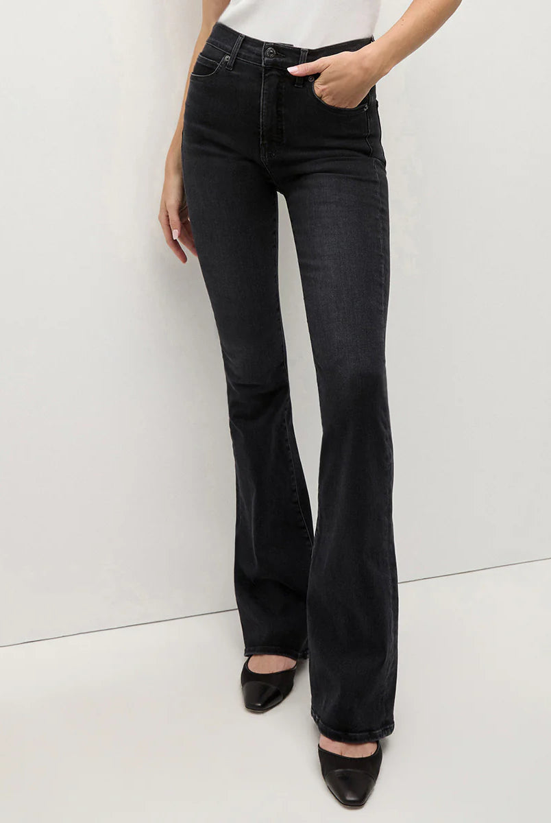 Beverly Skinny Flare Jean - Washed Onyx by Veronica Beard — alternate view